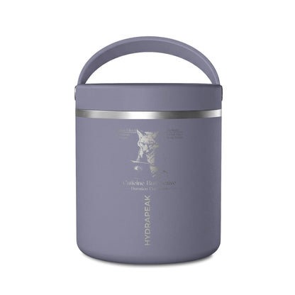 Caffeine Buff Active Fox Thermos Food Jar 25oz | Gamer Lunch Container | Fox Meal Prep Jar | Hot & Cold Food Storage