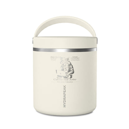 Caffeine Buff Active Fox Thermos Food Jar 25oz | Gamer Lunch Container | Fox Meal Prep Jar | Hot & Cold Food Storage