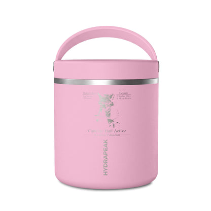 Caffeine Buff Active Fox Thermos Food Jar 25oz | Gamer Lunch Container | Fox Meal Prep Jar | Hot & Cold Food Storage