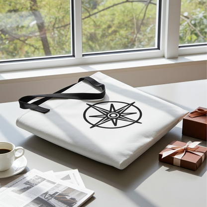 Adventurer Compass Carryall Large Tote Bag