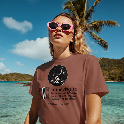 Legendary Exit Plan Shirt – Retirement Mountain Gift – Wilderness Escape Tee