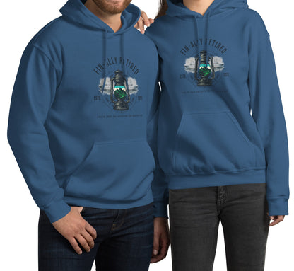 Fin-Ally Retired – Lantern Mountain Adventure Unisex Shirt / Hoodie