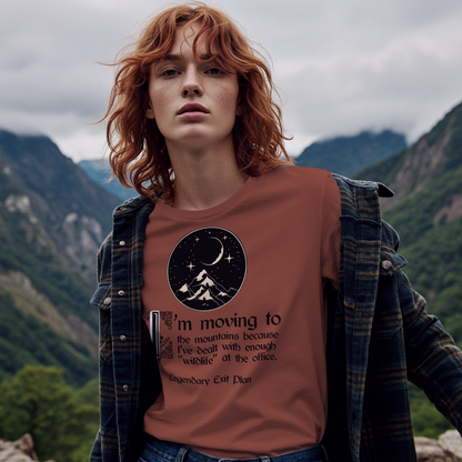 Legendary Exit Plan Shirt – Retirement Mountain Gift – Wilderness Escape Tee