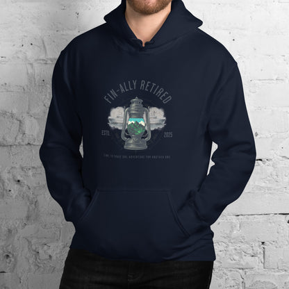 Fin-Ally Retired – Lantern Mountain Adventure Unisex Shirt / Hoodie