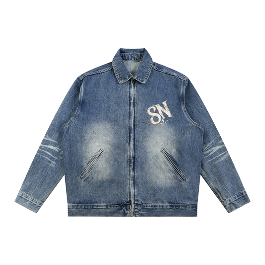 anime jacket,otaku clothing,gaming jacket,emotional support,emotional support gift,denim jacket,cozy gamer,introvert clothing,mental health gift,ramen lover gift