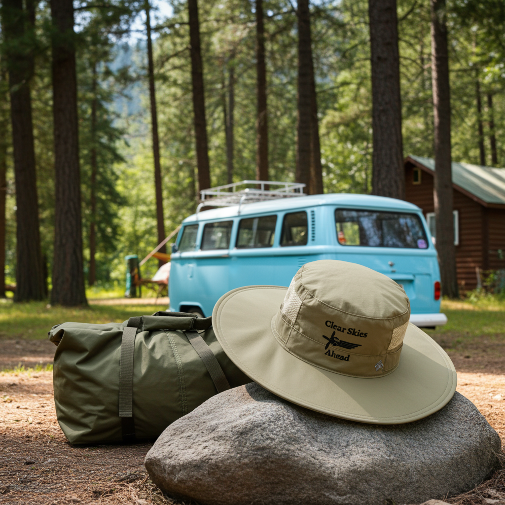 Aviation Columbia Booney Hat – Clear Skies Ahead,UPF 50 Sun Hat for Fishing, Hiking & Outdoor Adventures