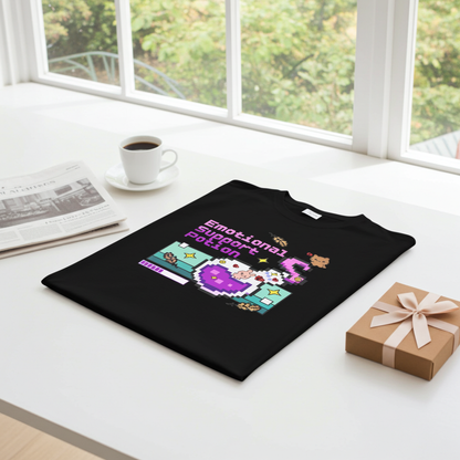 Emotional Support Potion – Unisex Retro Pixel Short Sleeve Shirt