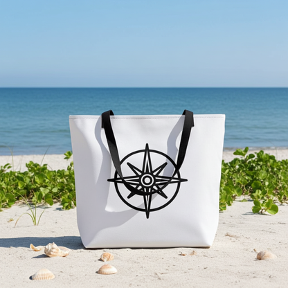 Adventurer Compass Carryall Large Tote Bag
