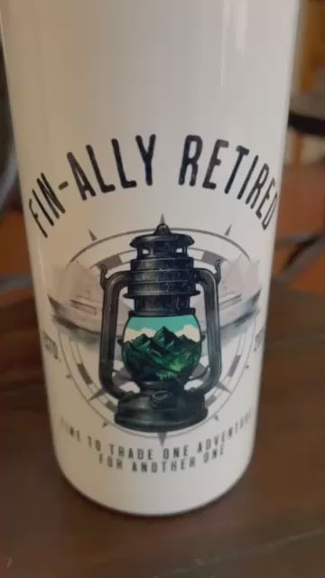 Fin-ally Retired Water Bottle
