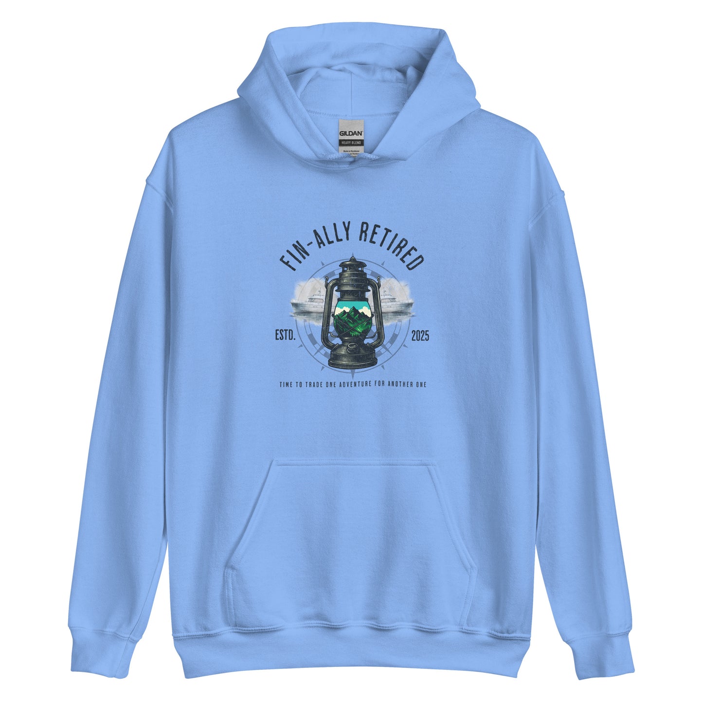 Fin-Ally Retired – Lantern Mountain Adventure Unisex Shirt / Hoodie