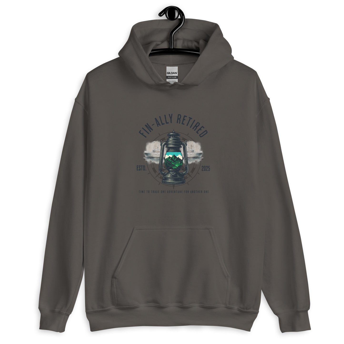 Fin-Ally Retired – Lantern Mountain Adventure Unisex Shirt / Hoodie