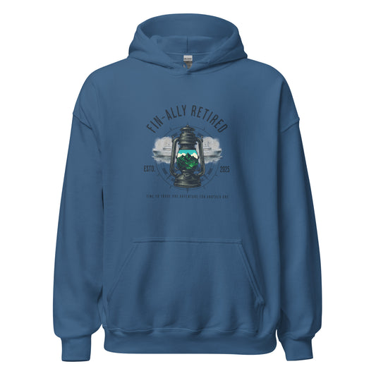 Fin-Ally Retired – Lantern Mountain Adventure Unisex Shirt / Hoodie