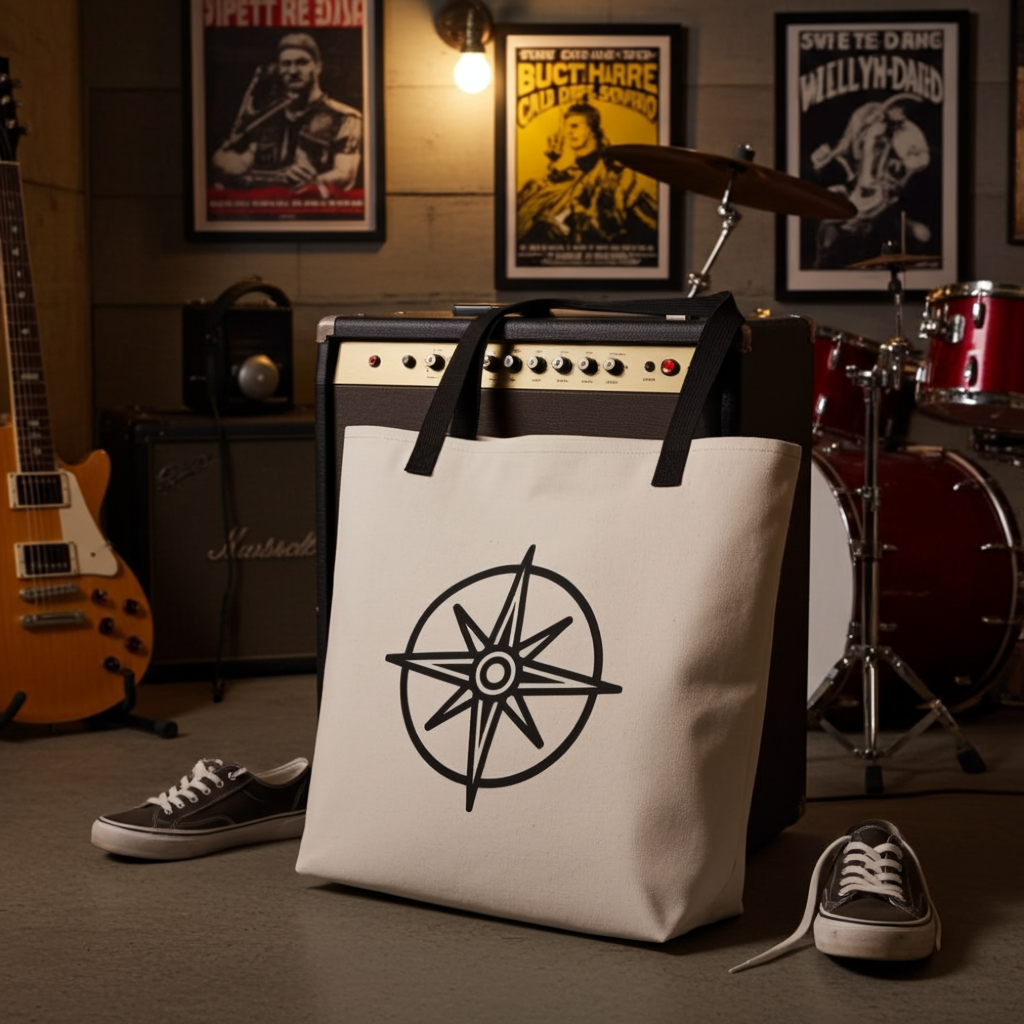 Adventurer Compass Carryall Large Tote Bag